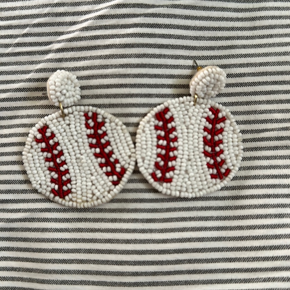 Baseball Earrings